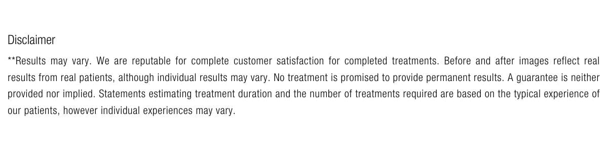 Disclaimer: Individual results from VelaShape III body contouring and cellulite reduction will vary.