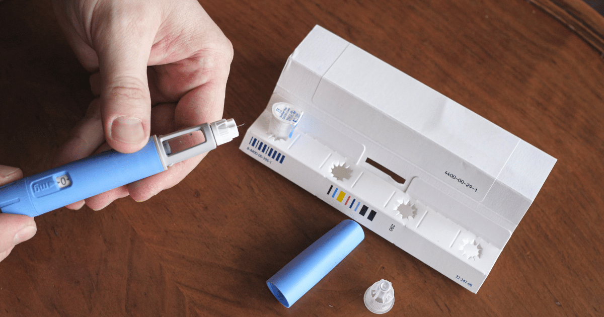 AN IMAGE OF THE SEMAGLUTIDE SHOT